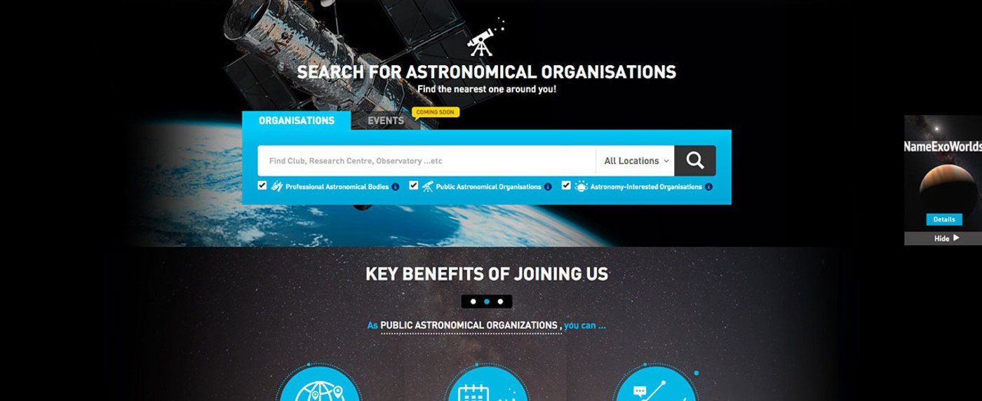 IAU Directory of World Astronomy wins 2015 Best Science Website Award