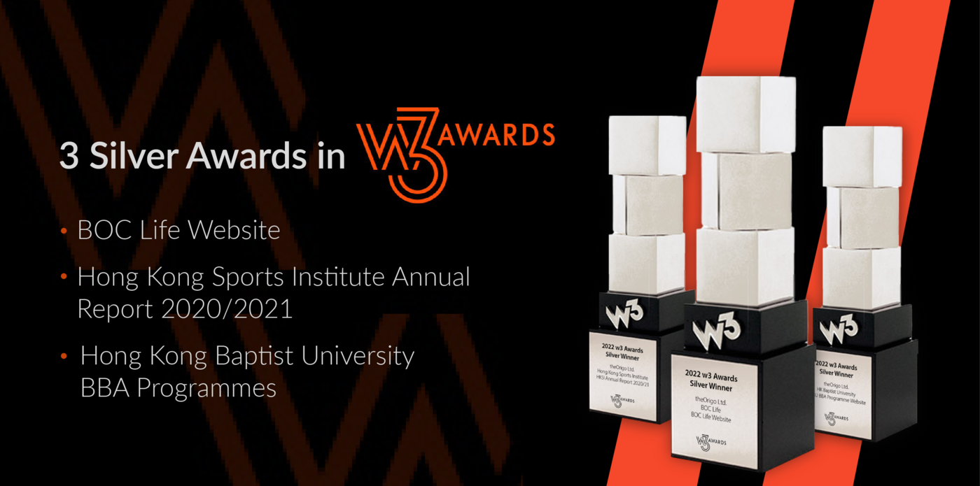 theOrigo WON W3 Awards 2022