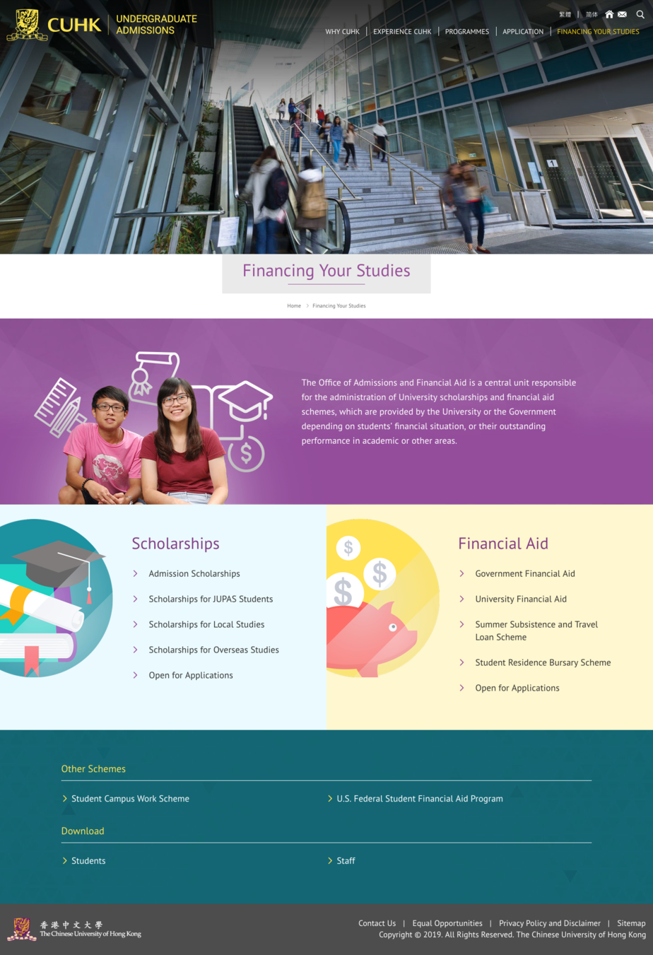 Desktop CUHK Admission Financing 