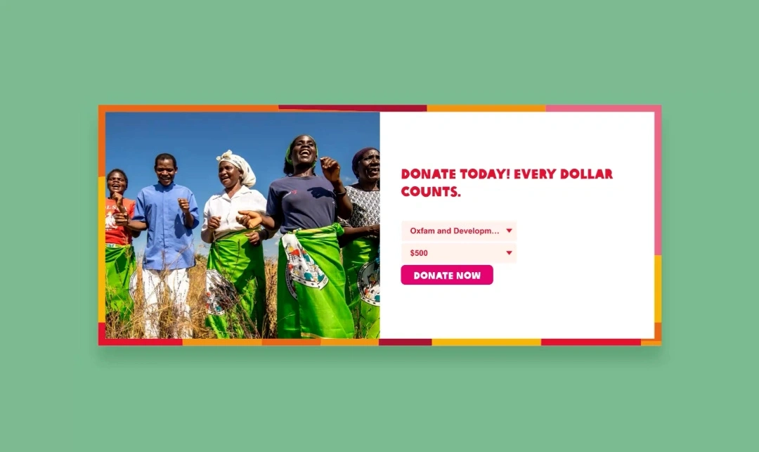 Streamlined Donation Experience